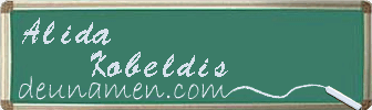 Alida Kobeldis Visitenkarte
